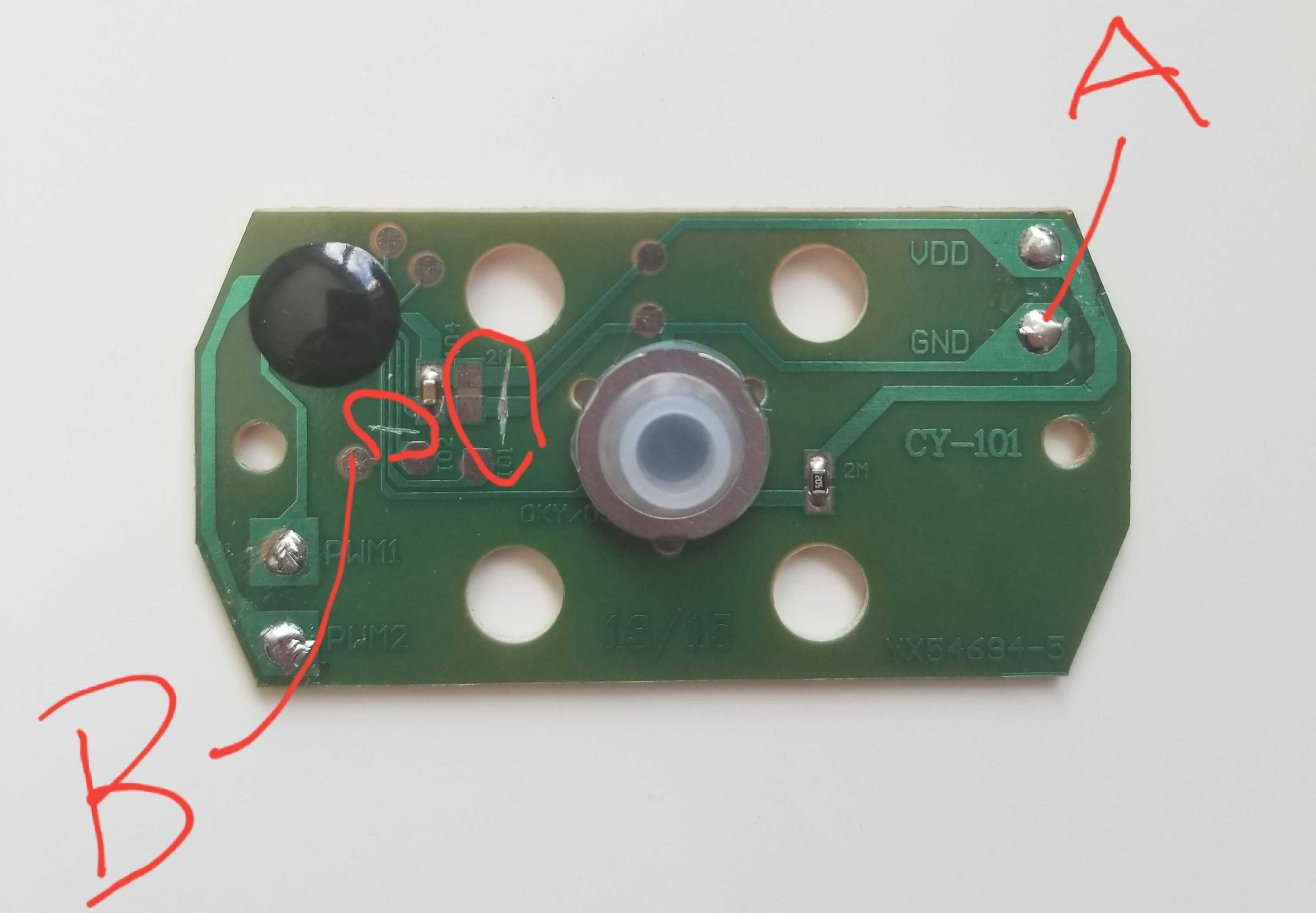 button pcb hack illustration